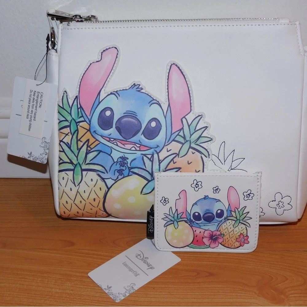 Loungefly bag stitch brand new with card holder 10/10 - Picture 1 of 1